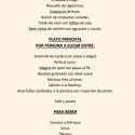 Menú de Celebraciones 1