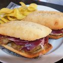 25.- Montadito de Solomillo al Whisky y Jamón
