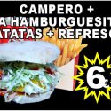 Campero la Hamburguesita + Patatas + Refresco