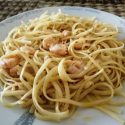 Tallarines con Gambas